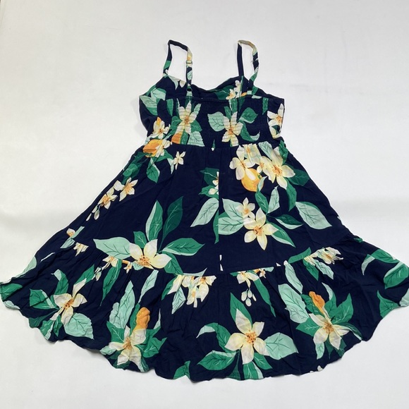 Old Navy Blue Floral Sweetheart Dress - Picture 4 of 4